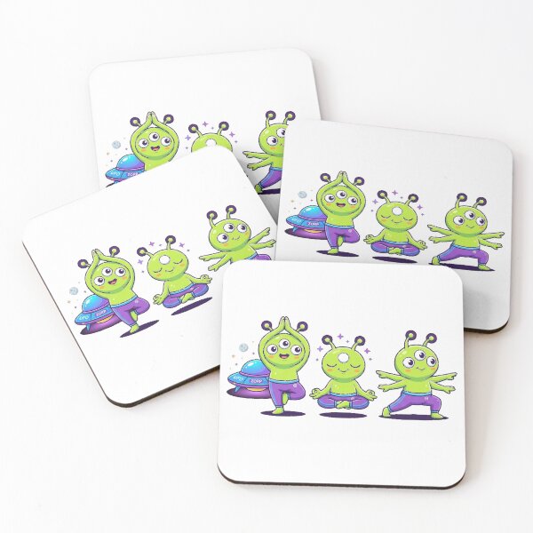 Item preview, Alien Yoga - Intergalactic Inner Peace designed and sold by Pixels By D.