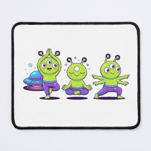 Item preview, Alien Yoga - Intergalactic Inner Peace designed and sold by Pixels By D.