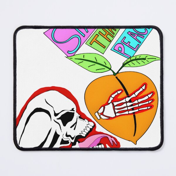 Item preview, Cheeky Skeleton Peach Graphic Art designed and sold by tsunoi.