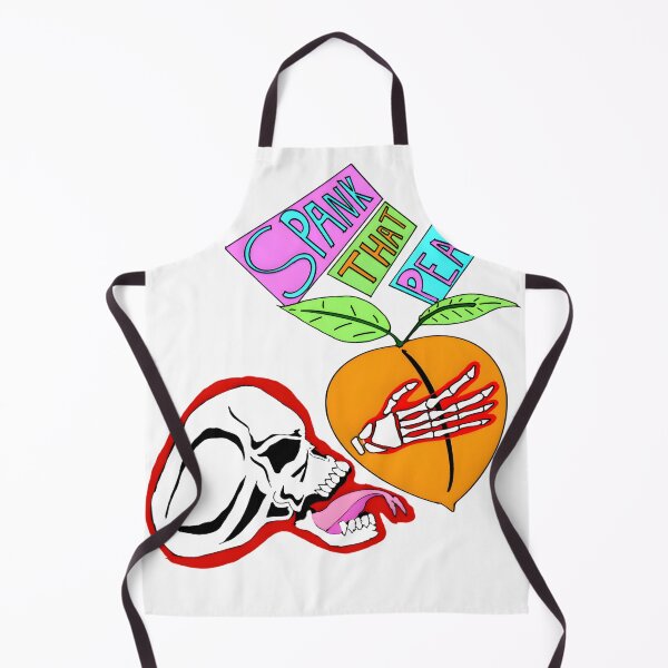 Item preview, Cheeky Skeleton Peach Graphic Art designed and sold by tsunoi.
