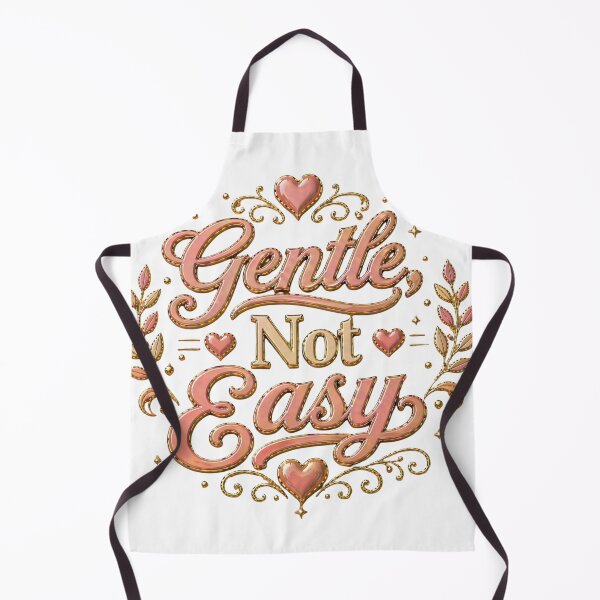 Item preview, Gentle Not Easy Self Respect Quote designed and sold by JagrDesigns.
