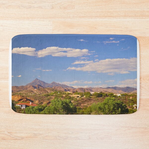 Item preview, Desert Town Under Blue Cloudy Sky designed and sold by Phakade's Photos.