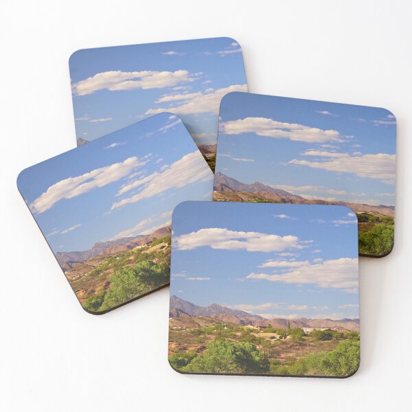 Item preview, Desert Town Under Blue Cloudy Sky designed and sold by Phakade's Photos.