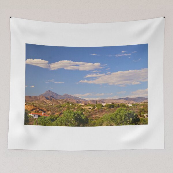 Item preview, Desert Town Under Blue Cloudy Sky designed and sold by Phakade's Photos.