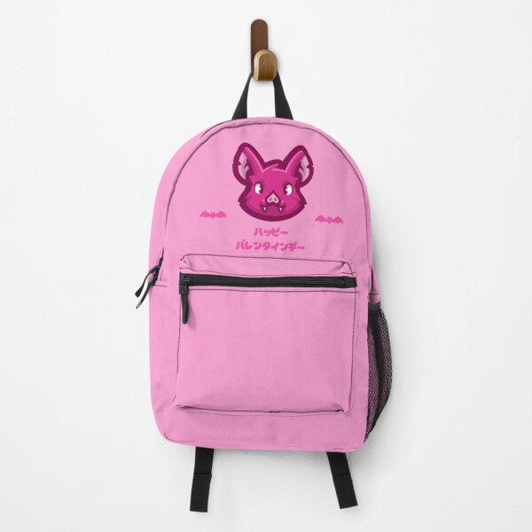 Item preview, Valentines Day Dark Pink Bat Japanese designed and sold by DJCartoonDesigns.