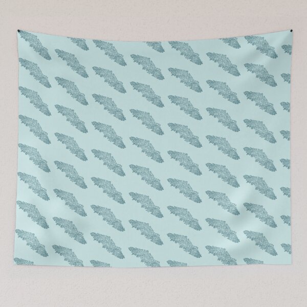 Item preview, Vancouver Island Cities - 2026 Version Turquoise designed and sold by Wild Coast Creative.