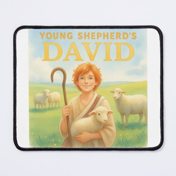 Item preview, "Cute Sheep Sticker - Young Shepherd's David: designed and sold by DavisCollection.