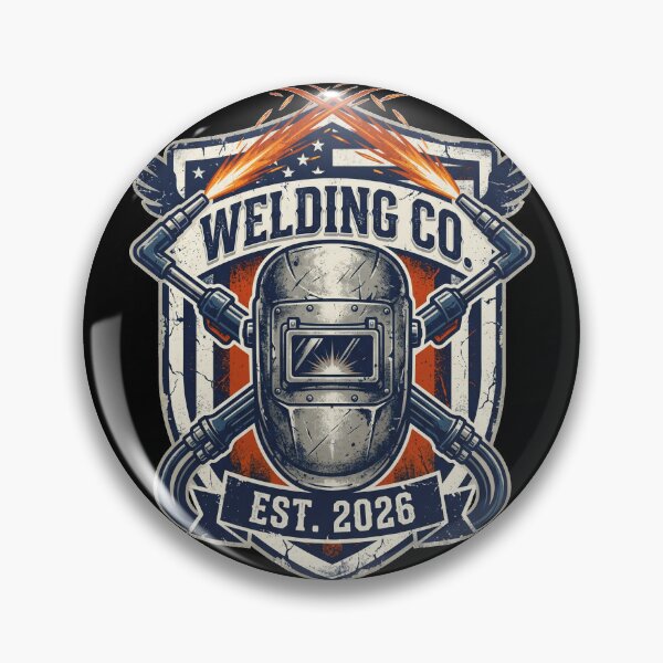 Item preview, Welding Co Est 2026 Blue Collar Pride American Crest designed and sold by FlamaC.