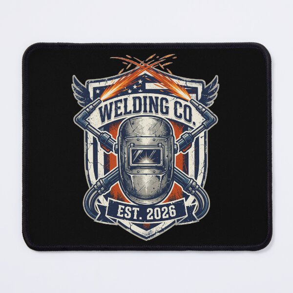 Item preview, Welding Co Est 2026 Blue Collar Pride American Crest designed and sold by FlamaC.