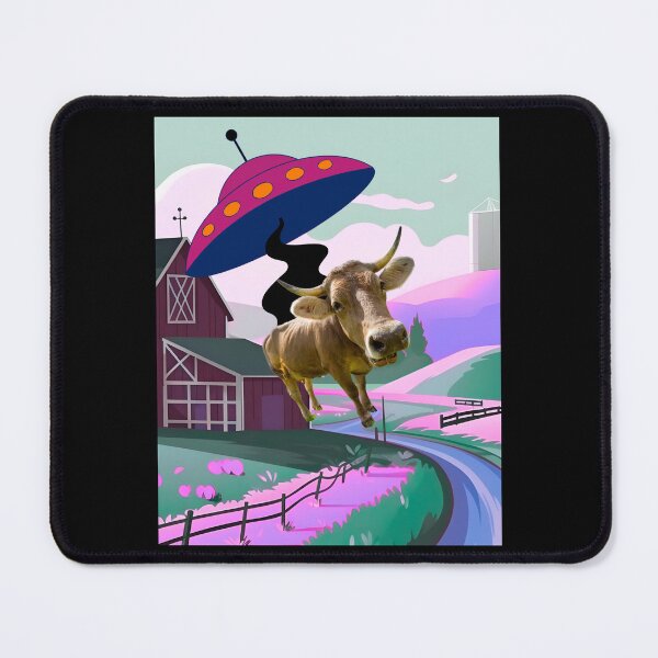 Item preview, UFO Cow Abduction designed and sold by ParkandPress.