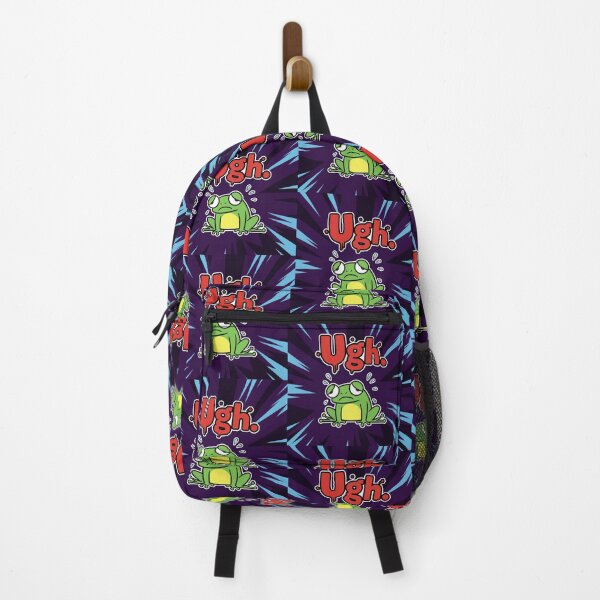 Item preview, Ugh. Tired Green Frog Cartoon designed and sold by Taridesign.