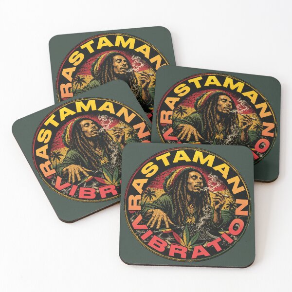 Item preview, Rastaman Vibration – Roots Reggae Circular Graphic Tee Design designed and sold by EvulAtheng Designs.