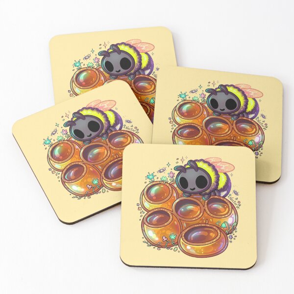 Item preview, Pikaole Bee | Whimsical Bumblebee on Honeycomb designed and sold by All That Jazz Store.