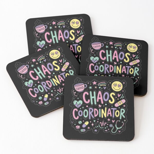 Item preview, Chaos Coordinator Nurse 2026 Cute Doodle Medical Humor designed and sold by FlamaC.