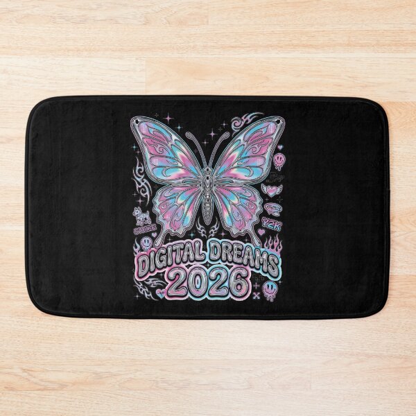 Item preview, Digital Dreams 2026 Y2K Chrome Butterfly Aesthetic designed and sold by FlamaC.