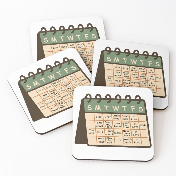 Item preview, The Cure Monthly Calendar designed and sold by Catt's Creations.