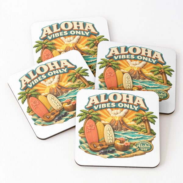 Item preview, Aloha Vibes Only Tropical Surf Paradise designed and sold by Dresut.