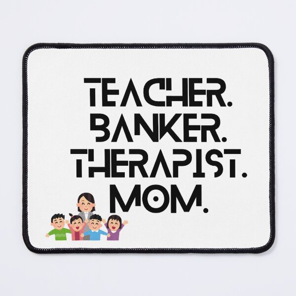 Item preview, Teacher Banker Therapist Mom African Quote Tee designed and sold by thoppy.