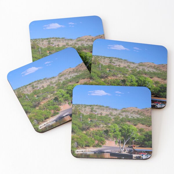 Item preview, Mountains, Trees and Boats In The Marina designed and sold by Phakade's Photos.