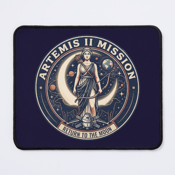 Item preview, Artemis Mission Moon Exploration Badge designed and sold by ArtsB.