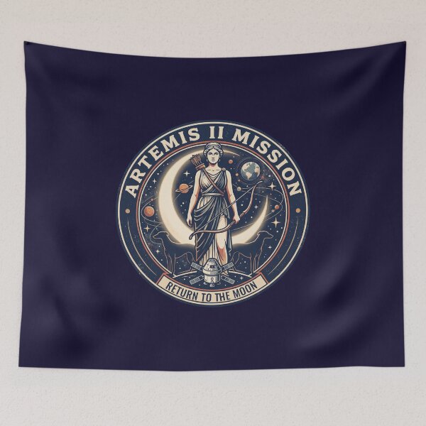 Item preview, Artemis Mission Moon Exploration Badge designed and sold by ArtsB.