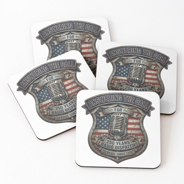 Item preview, Answering the Call – 250 Years Radio Dispatch Patriotic USA First Responder Design designed and sold by softgraphics.