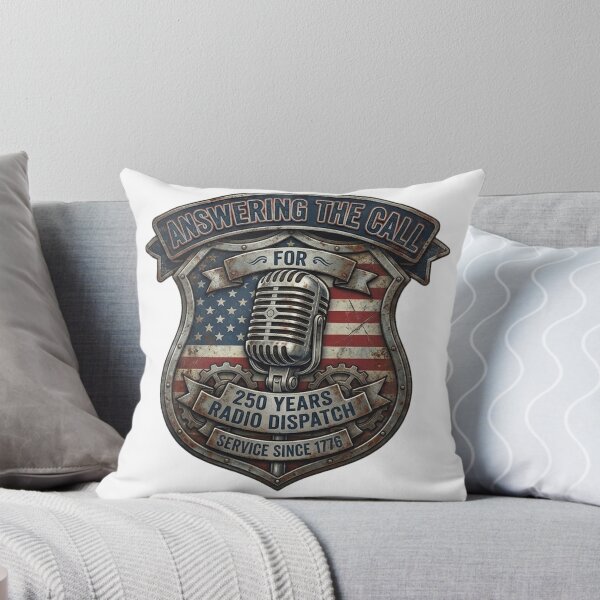 Item preview, Answering the Call – 250 Years Radio Dispatch Patriotic USA First Responder Design designed and sold by softgraphics.