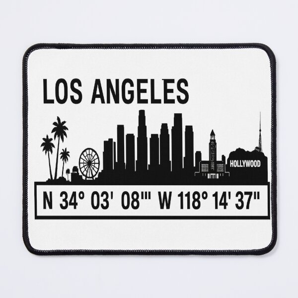 Item preview, Los Angeles Skyline Coordinates designed and sold by MKDSN.