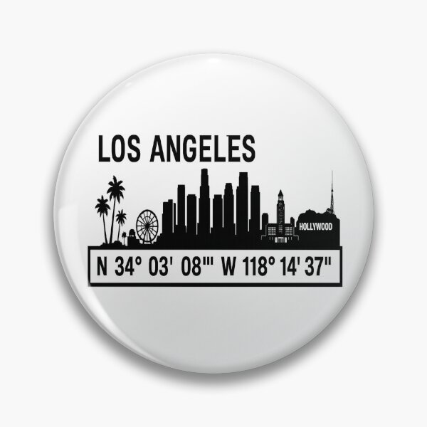 Item preview, Los Angeles Skyline Coordinates designed and sold by MKDSN.