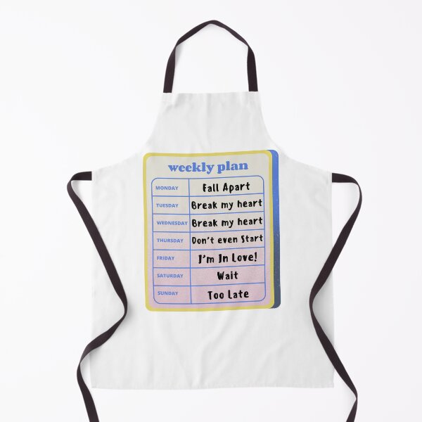 Item preview, The Cure Weekly Plan designed and sold by Catt's Creations.