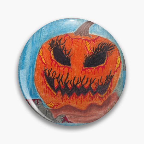 Item preview, Scary pumpkin designed and sold by Malectrashop.