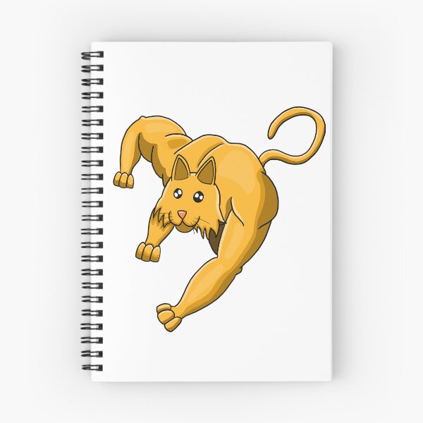 Item preview, Buff Cat Cartoon Illustration designed and sold by mikemike33.