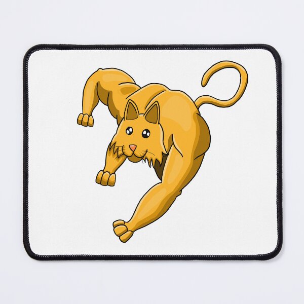 Item preview, Buff Cat Cartoon Illustration designed and sold by mikemike33.