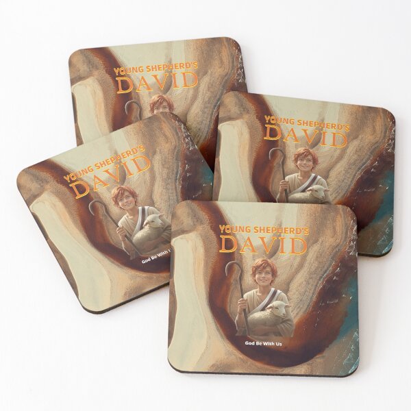 Item preview, Young Shepherd David - Biblical Art Sticker designed and sold by DavisCollection.