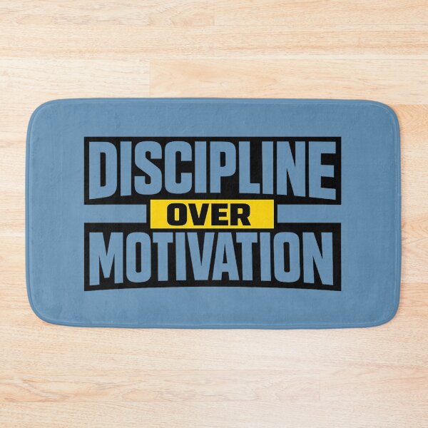 Item preview, Discipline Over Motivation – Bold Minimalist Quote Design- Gym Quote designed and sold by DesignHouse07.