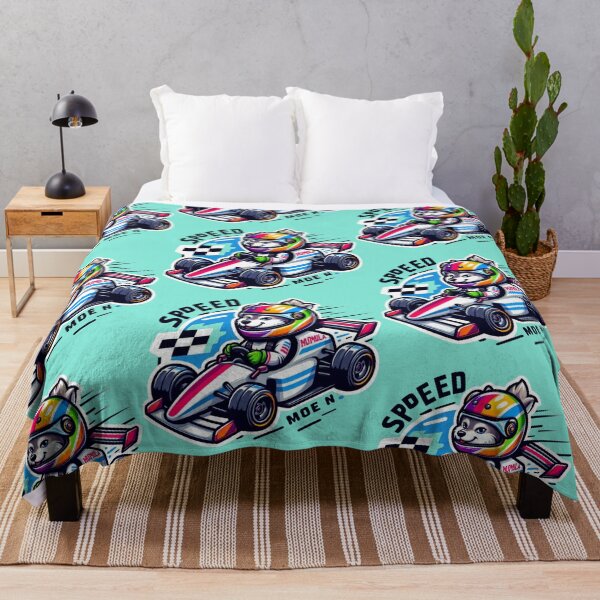 Item preview, Speed Mode Husky Racer Sticker-Cute Dog Formula Racing Cartoon designed and sold by carestazafeli.