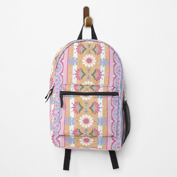 Item preview, Orion Garden - Aegean Summer - pink green grey designed and sold by Stephanie Fiona Design.