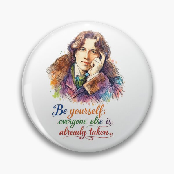 Item preview, Oscar Wilde Quote Art Print – Be Yourself Everyone Else Is Taken – Colourful Sketch Portrait Illustration – Literary Wall Art – Aesthetic Typography Poster designed and sold by Donsean22.