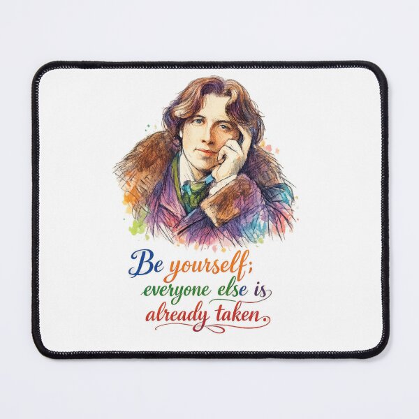 Item preview, Oscar Wilde Quote Art Print – Be Yourself Everyone Else Is Taken – Colourful Sketch Portrait Illustration – Literary Wall Art – Aesthetic Typography Poster designed and sold by Donsean22.