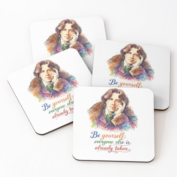 Item preview, Oscar Wilde Quote Art Print – Be Yourself Everyone Else Is Taken – Colourful Sketch Portrait Illustration – Literary Wall Art – Aesthetic Typography Poster designed and sold by Donsean22.