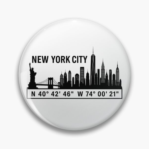 Item preview, New York City Skyline Coordinates designed and sold by MKDSN.