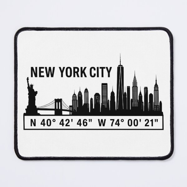 Item preview, New York City Skyline Coordinates designed and sold by MKDSN.