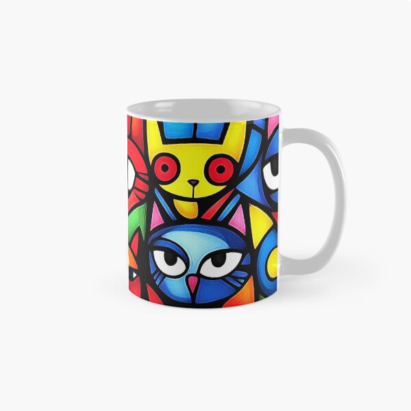 Item preview, Pop Art-Inspired Colorful Vibrant Cats Abstract Designs designed and sold by DEC02.