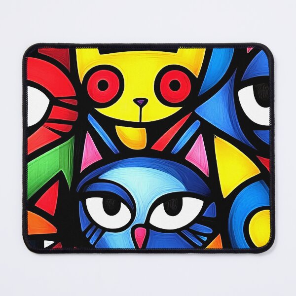 Item preview, Pop Art-Inspired Colorful Vibrant Cats Abstract Designs designed and sold by DEC02.