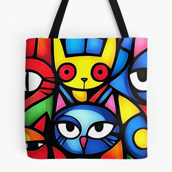 Item preview, Pop Art-Inspired Colorful Vibrant Cats Abstract Designs designed and sold by DEC02.