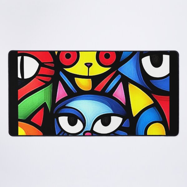 Item preview, Pop Art-Inspired Colorful Vibrant Cats Abstract Designs designed and sold by DEC02.