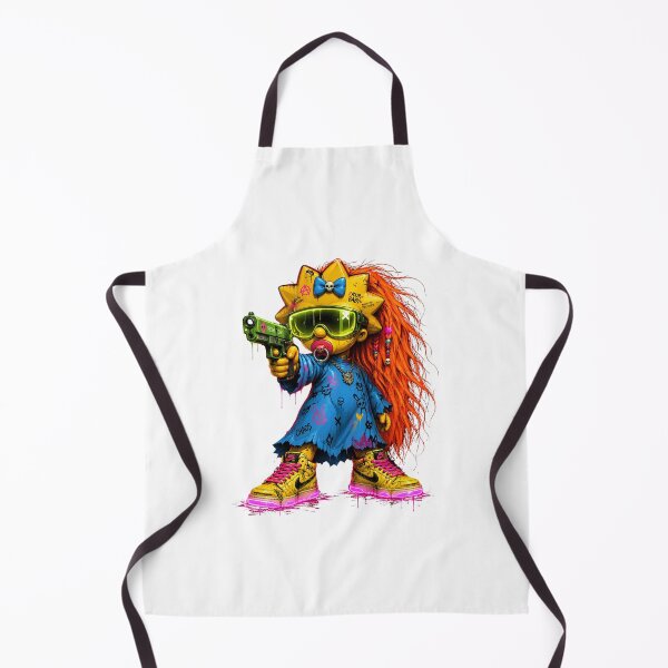 Aperçu de l'œuvre Neon Gothic Street Art Baby – Psychedelic Graffiti Cartoon Horror Aesthetic T-Shirt créée et vendue par Atlas Digital 369.