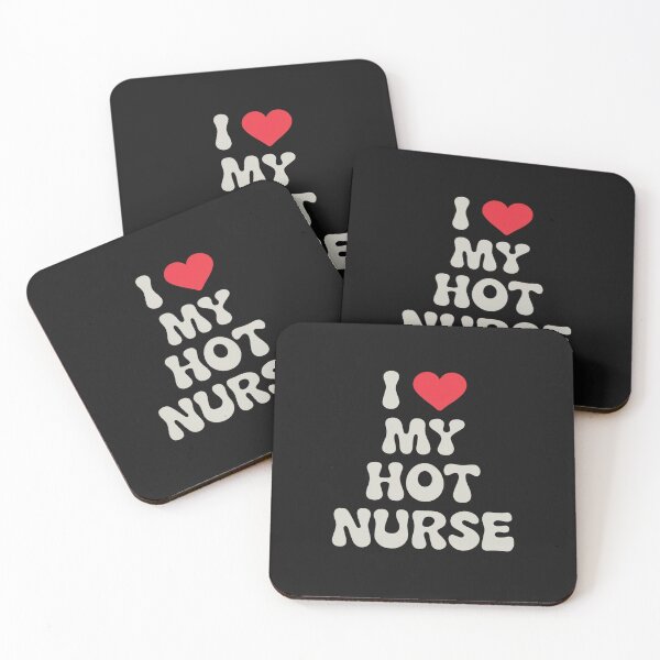 Item preview, I Love My Hot Nurse Wife I Heart My Girlfriend designed and sold by ReefNight.