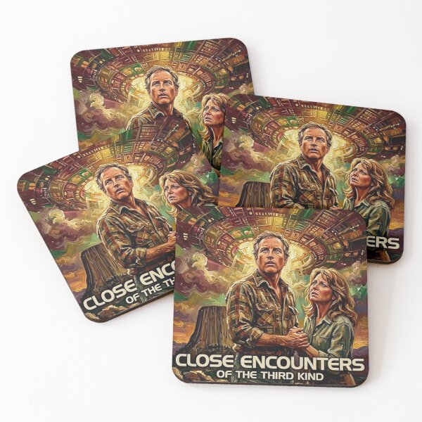 Item preview, We Are Not Alone: Close Encounters Oil Art  designed and sold by Art's Diner.
