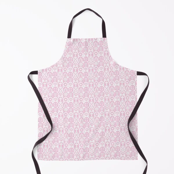 Item preview, Flower Tiles - Aegean Summer - pink white designed and sold by Stephanie Fiona Design.
